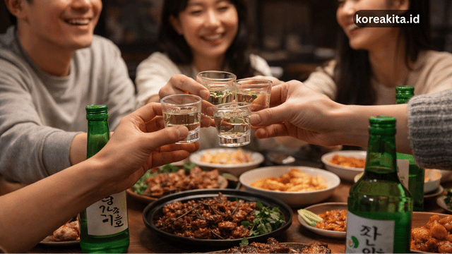 Mengapa Orang Korea Minum Soju Saat Kumpul Bareng