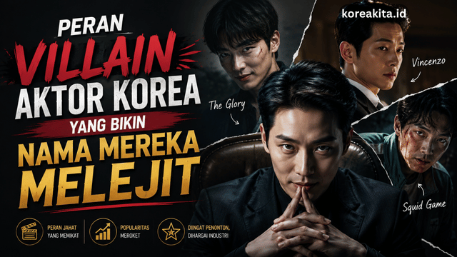 Peran Villain Aktor Korea yang Bikin Nama Mereka Melejit